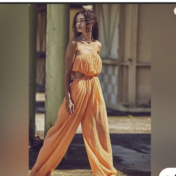 Free people endless summer cut out jumpsuit NWOT - Picture 4 of 5